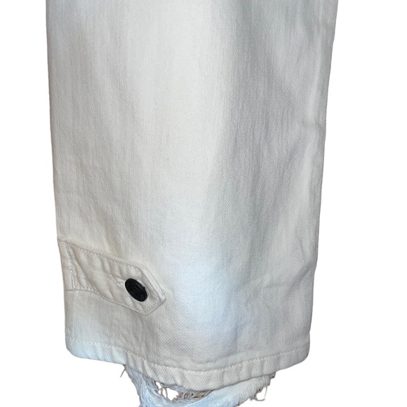 NWT Sandrine Rose x Free People Wide Cargo Pant in White - Picture 12 of 12